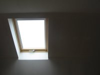 fenêtre de toit en image réelle